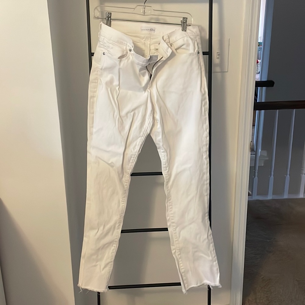 Loft modern straight with exposed hem